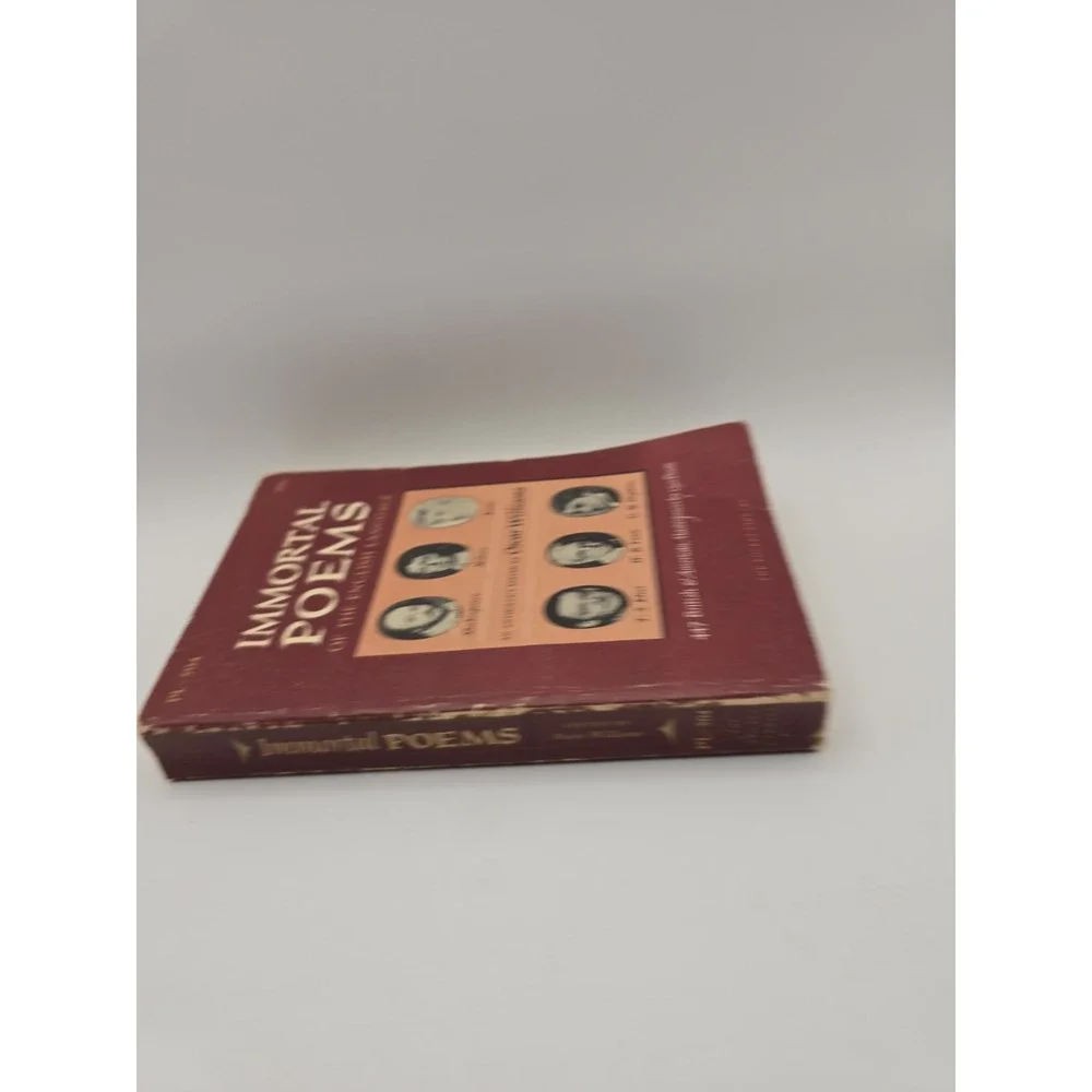 1959 Pocket Library Immortal Poems of  English Language Oscar Williams Editor